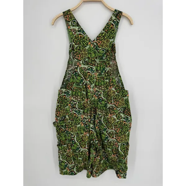 Duluth Trading Co Heirloom Gardening Shortalls Medium Succulent Garden Print - Image 5