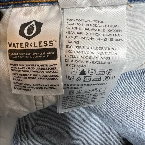 Levi’s‎ 501 straight distressed jeans Sz 32 - Image 7