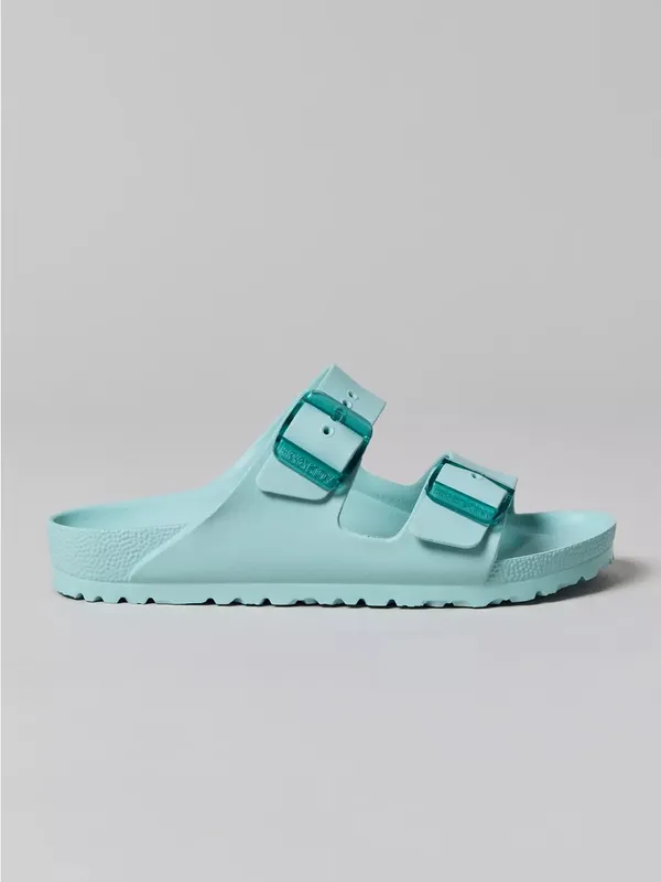 Birkenstock Women's Arizona Stealth Buckle EVA Sandals in Surf Green 39 - Image 3