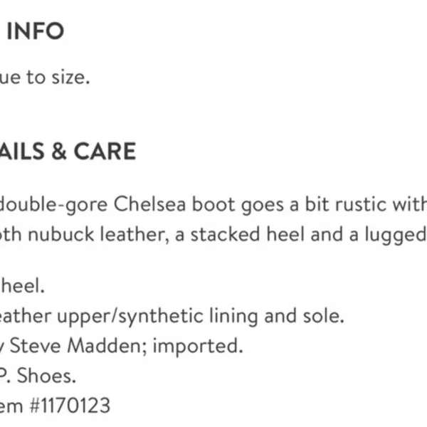 Steve Madden Black Chelsea Boot - Image 11