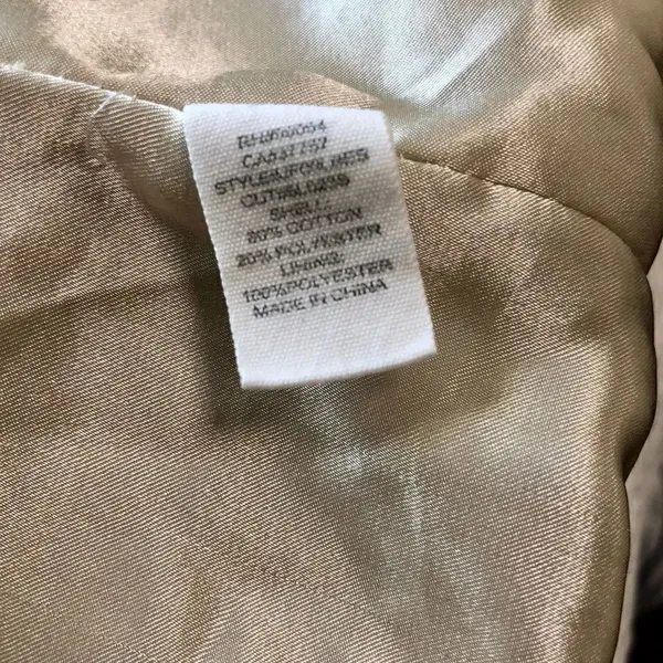 Billabong Women’s Double Breasted Coat, Hooded in Cream, Size Small - Image 11