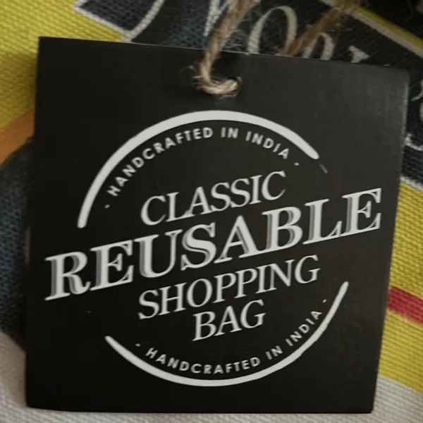 NWT - Handcrafted reusable shopping bag World's Best Teacher Tote Bag - Image 4