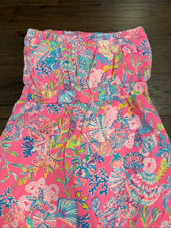 Lilly Pulitzer Pink Isle Shell Me Something Good Coverup Size Medium - C67-023 - Image 8