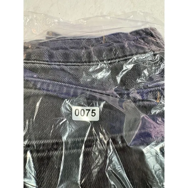 BDG Urban Outfitters Black Distressed Denim Mom Skirt Frayed‎ Hem Size W25 L32 - Image 13