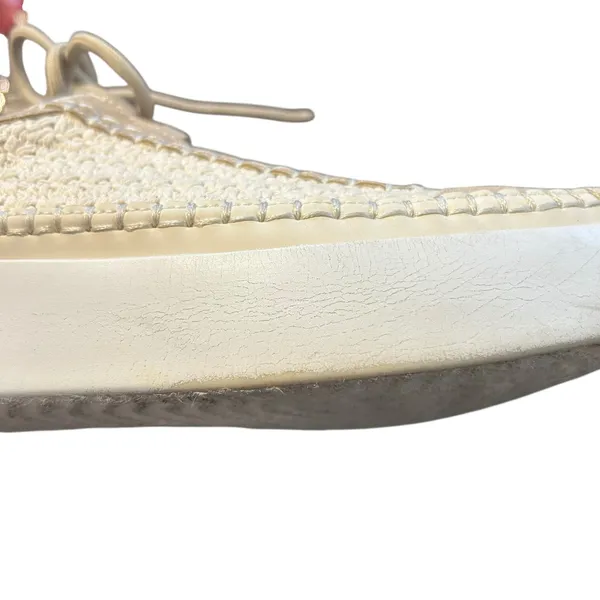 Outwoods Shauna-2 Fashion Sneakers Shoes Women SZ 8 Beige Crochet Sides Artsy - Image 5