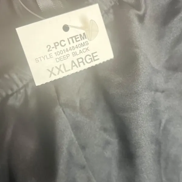 5/$25 INC international Concepts Women's XXL Satin Lace‎ Trim Shorts Black - Image 5