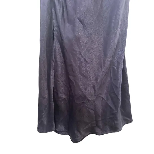 ANTHROPOLOGIE Hutch Cowlneck‎ Maxi Dress Navy NWT Medium - Image 3