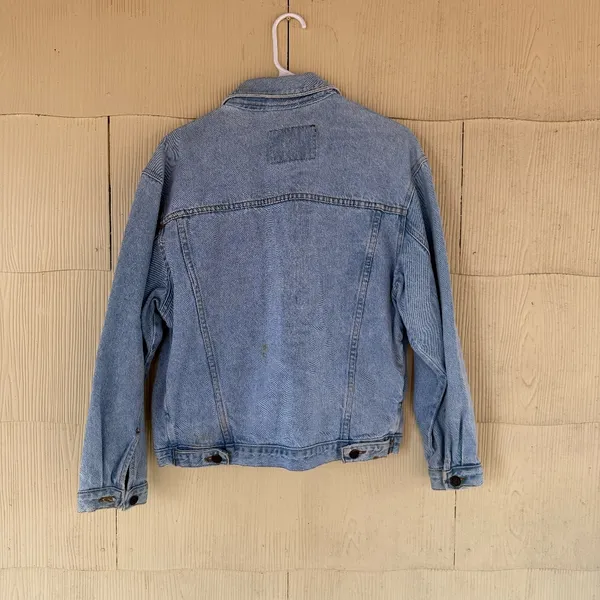L.E.I Vintage Sunflower Denim Jacket Yellow - Image 5