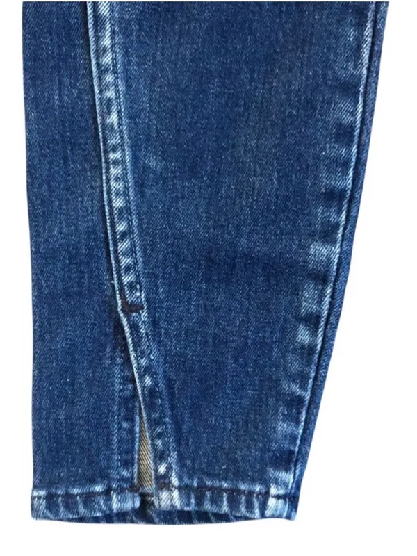 AMO Twist Dark Vintage Blue Wash Women Mid Rise Ankle Jeans Size 25 NWOT - Image 8
