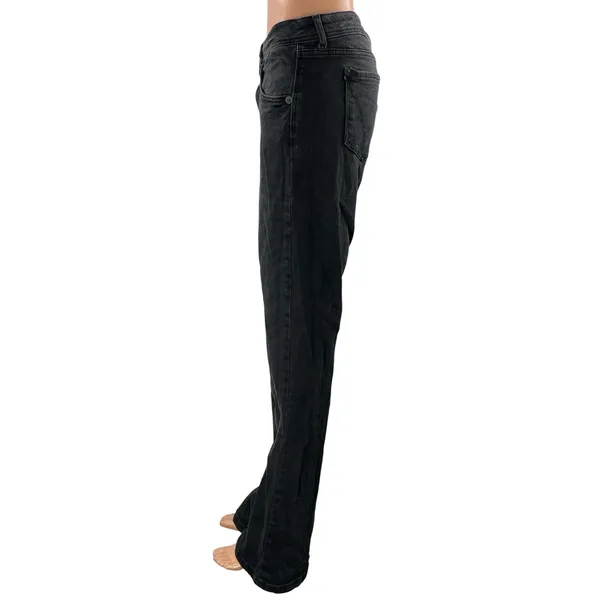 Urban Outfitters BDG Women's Black Washed High Rise Flared Denim Jeans Size 34W - Image 2