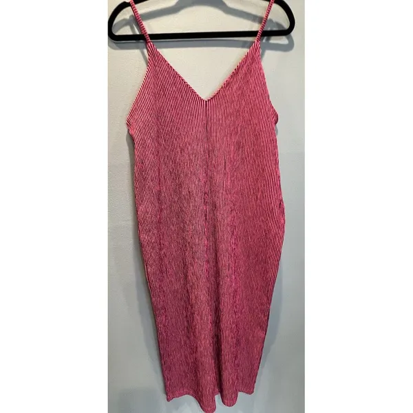 Zara Women's‎ Spaghetti Strap Dress, Coral, Size Medium - Image 3