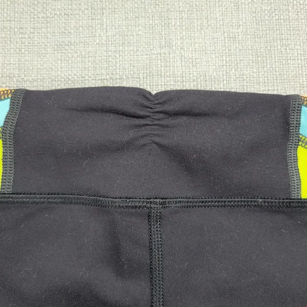 Lululemon Womens Gather Crow Yoga Leggings 4 Black Crop Split Wide Leg Capri - Image 9