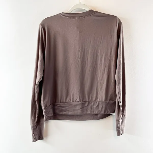 Vuori Daydream Crew Long Sleeve Pullover Sweatshirt Top Shirt Hazel Heather M - Image 4