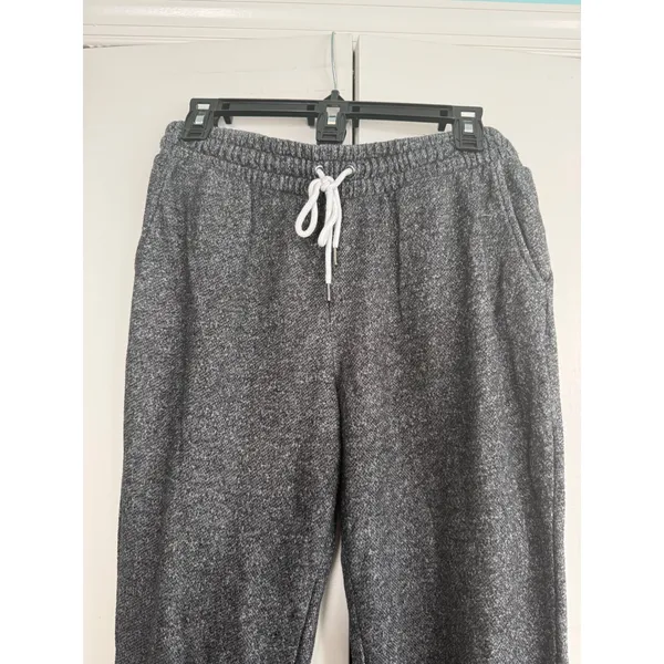 Old Navy Womens Gray Marl Knit Joggers Drawstring Sweatpants‎ Size M - Image 2
