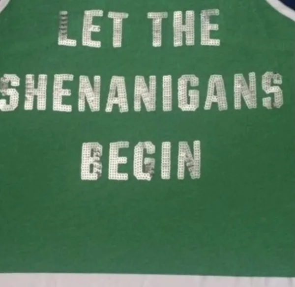 Victorias Secret PINK Bling St Patrick's Day Tank Top - Image 7
