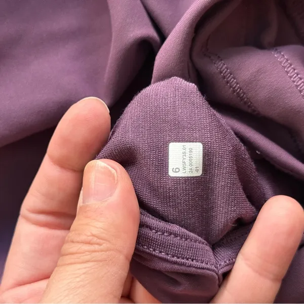 Lululemon Wunder Train High-Rise‎ Tight Grape Thistle Purple Mesh Leggings - Image 7