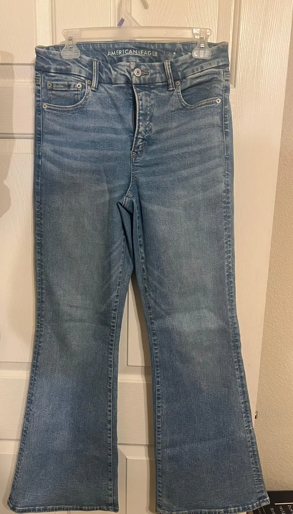 Outfitters Flare Denim Jeans - Image 6