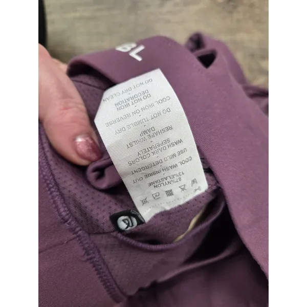AYBL Purple Padded Racerback Stretch Sports Bra Size XS - Image 4