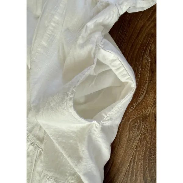 Knox Rose Women’s Dress XL White Multi Color Embroidered Boho Casual Pockets EUC - Image 9