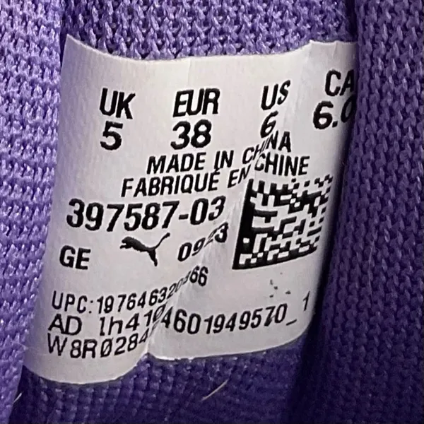 PUMA x FENTY Creeper Phatty Suede Sneakers Sz 6 Purple - Image 5