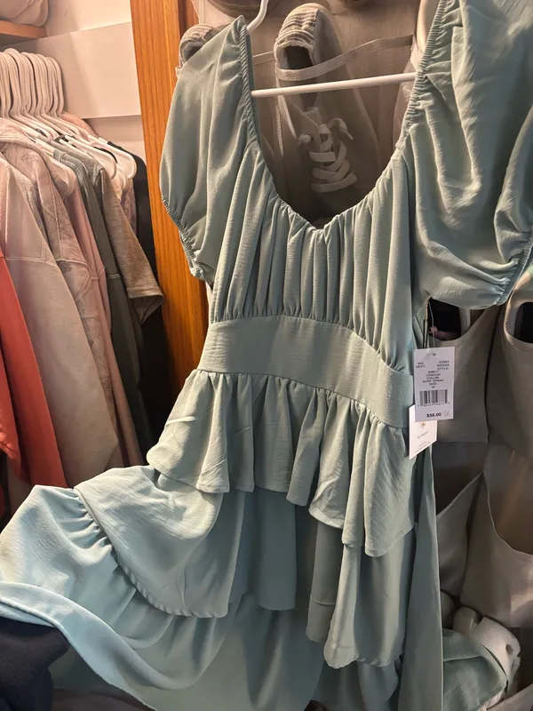 Sage Green Dress Dry Goods - Image 2