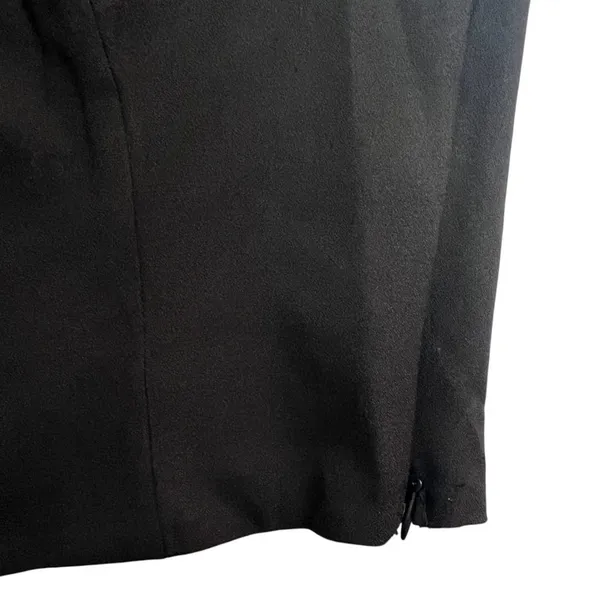 Abercrombie & Fitch Sweetheart Corset Solid Crop Top Black Long Sleeve Size S - Image 4