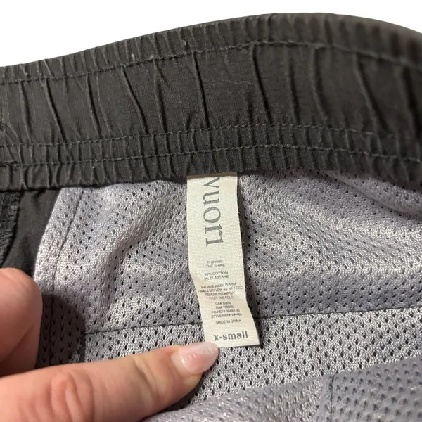 Vuori Rise & Shine Pants Women's XS Gray Organic Cotton Straight Leg Athletic - Image 3