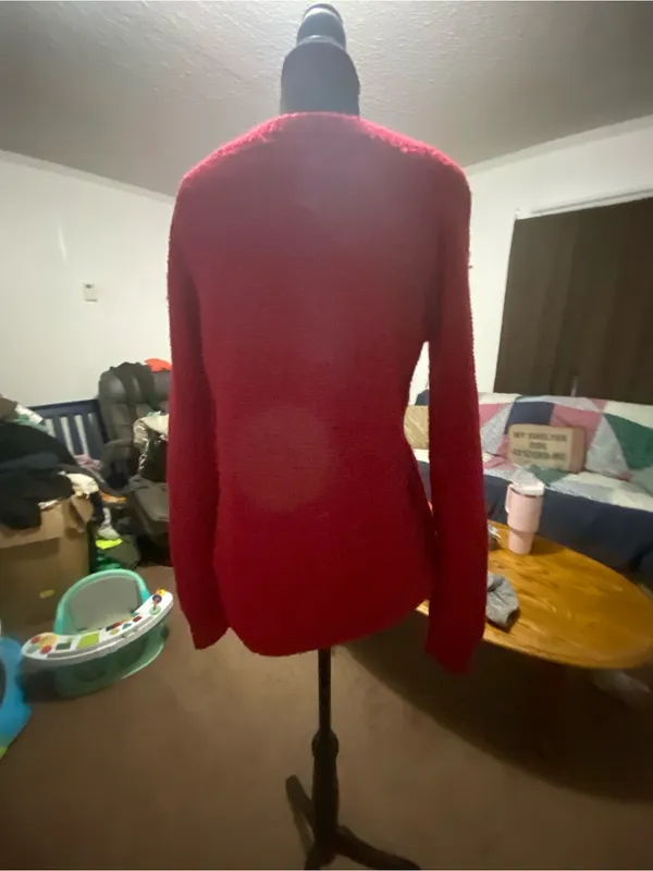 Hollister Red Knit sweater - Image 8