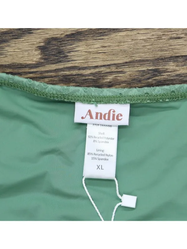 NWT Andie Womens Low Waist Classic Bikini Swim Bottom AB530 Eucalyptus Green XL - Image 6