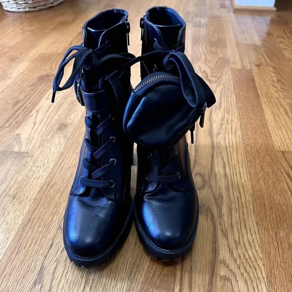 Bamboo Combat Glam Boots‎ - Black - size 10 - Image 5