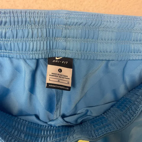 Nike Dri-Fit Women's Athletic Running Shorts Blue Size Large - Image 3