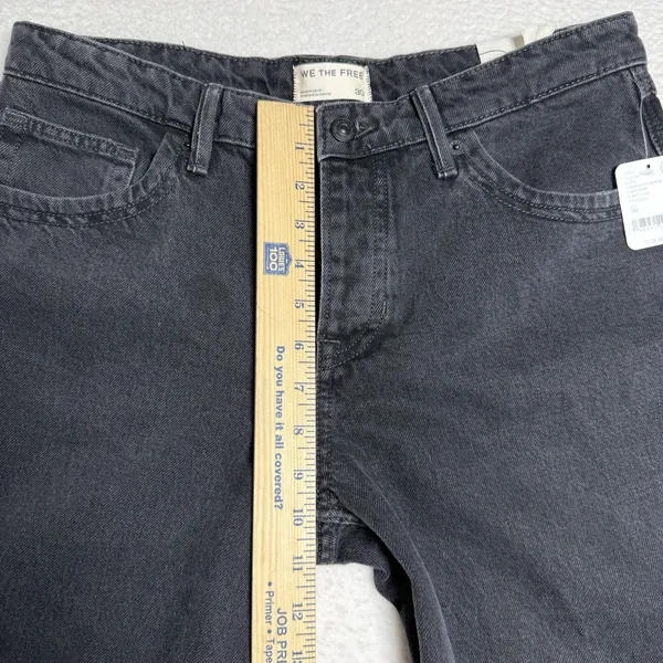Free People We The Free Tennessee Low Rise Boyfriend Jeans Size 30 Black - Image 10