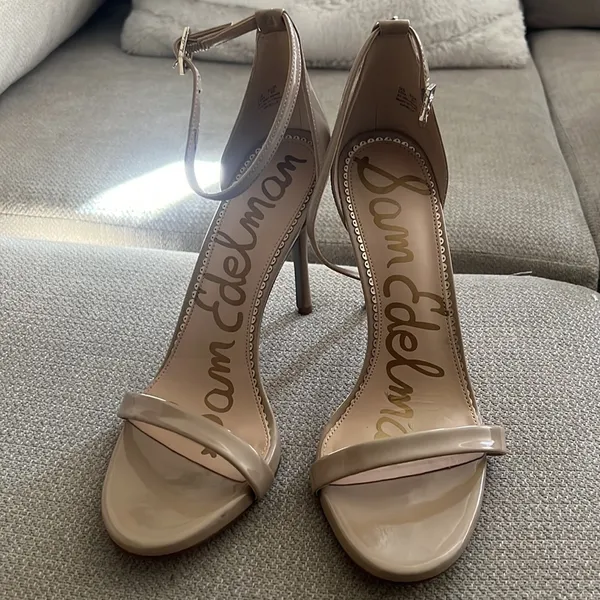 Sam Edelman beige heels size 10 - Image 2