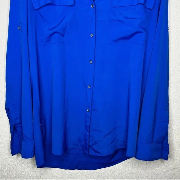 Calvin Klein Blue Blouse - Image 7