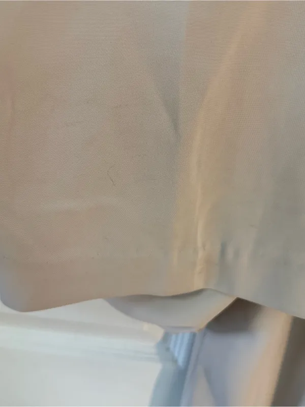 Quince Stretch Crepe Pleated Wide Leg Pants Cream (Sand) Size 10 Trousers - Image 9