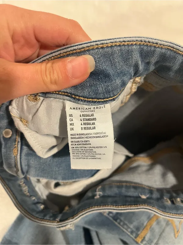 American Eagle Next Level Stretch Skinny Jeans - Size 4 Regular - Image 5