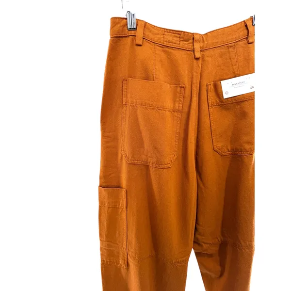 AG Adriano Goldschmied Renn Utility‎ High Rise Barrel Cargo Pants Clay 28 NWT - Image 9