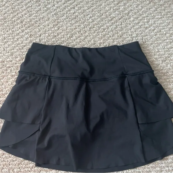 Athleta Black Ruffle Tennis Skirt - Image 4