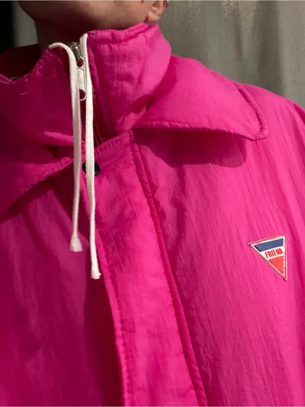 Vintage 80's 90's Yes Sun Sport Good Co. Ski Jacket in Pink Size XL - Image 2