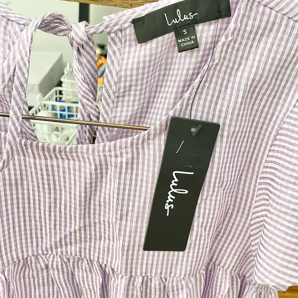 LULUS PERFECT PICNIC Gingham Tiered dress - Image 8