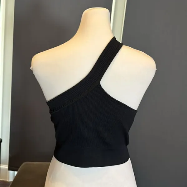 Women’s Black Activewear Set 2 Workout Tops & Leggings Size M NEW - Image 4