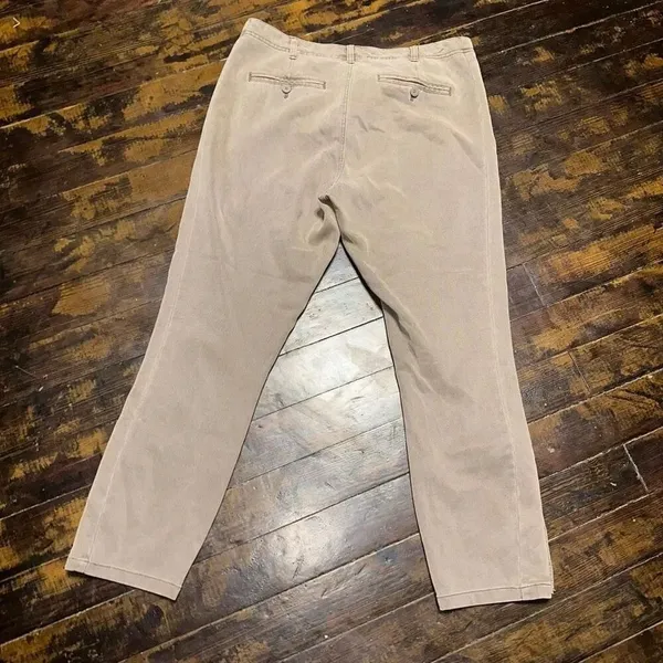 Anthro utility brown Ona boho size 32 classic pants - Image 4