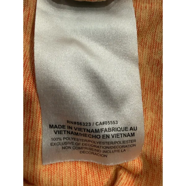 Nike Florida Gators Womens Dri-FIT V-Neck T-Shirt‎ Orange Space Dye Small - Image 7