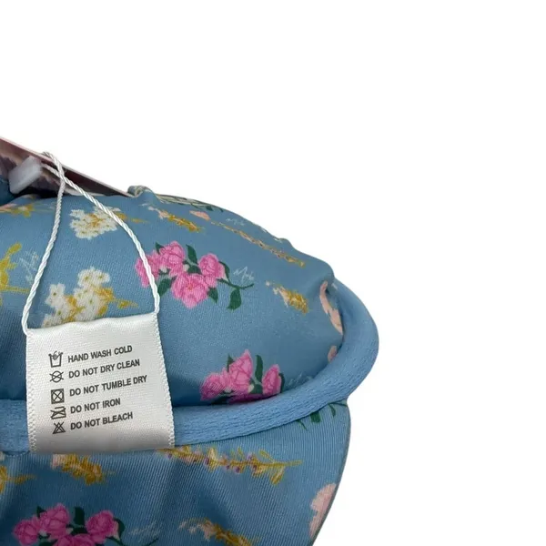 Strawberry Milk Mob Brad's‎ Favorite Floral Bikini Set Blue Ruffle NWT Medium - Image 13