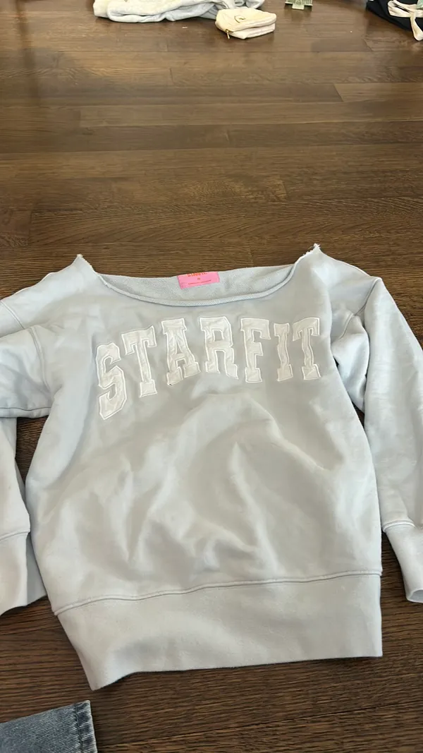 Starfit Sweatshirt Gray Size XS - Image 6