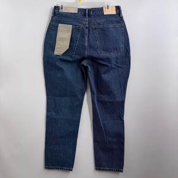 Everlane Curvy 90s Cheeky Straight Jeans Womens 30 NWT High Rise Rigid Denim - Image 3