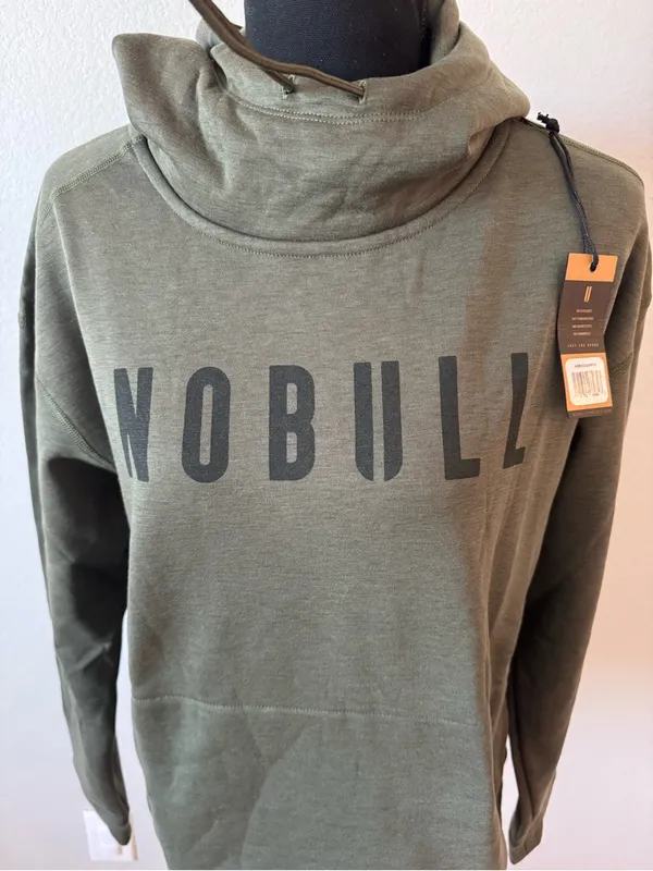 NOBULL Women’s Army Green Sweatshirt Small New With Tags - Image 3