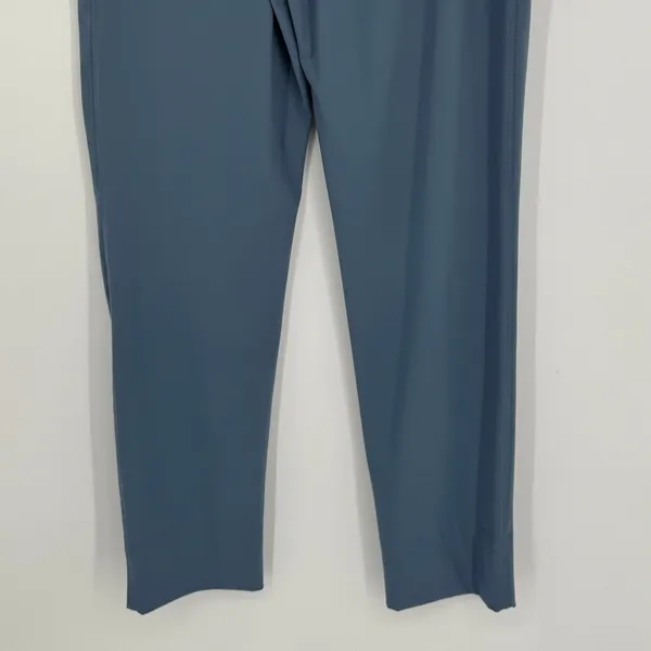 ADAY Turn It Up Pants Size Small Lake Blue High Waist Tapered Pleated Workwear - Image 10