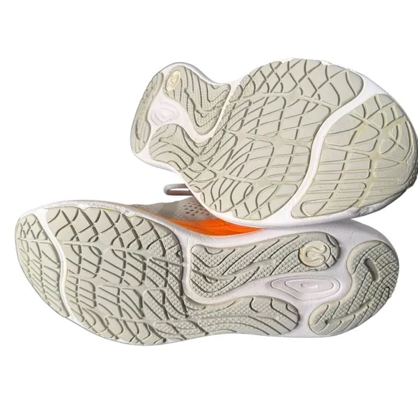 lululemon Blissfeel Womens Running Sneakers Size 8 Vapor Orange White Shoes - Image 10