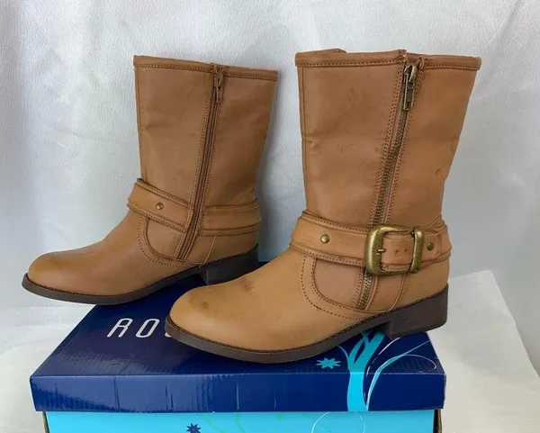 Rouge Lined Boots “Camel” Brown Women’s 🆕 Size 6 - Image 5